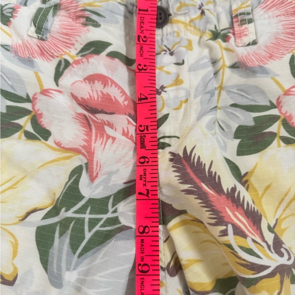 Lucky Brand Tropical Floral Print Capri Cargo Pants, Sz 12 - Picture 11 of 16
